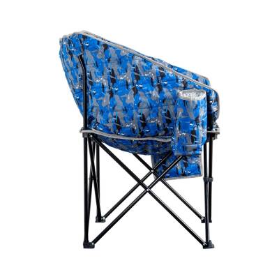 Argeus Balcony Comfort Katlanabilir Kamp Sandalyesi Mavi Kamuflaj - 4