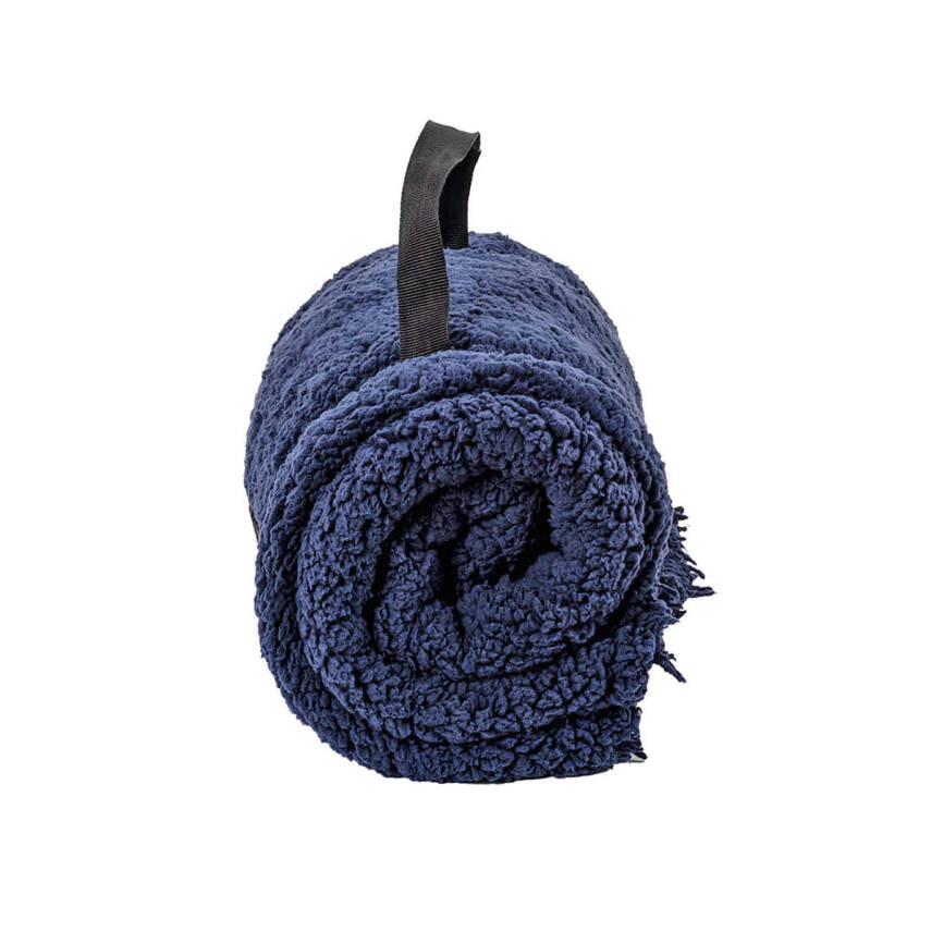 Peluş Polar Kamp Battaniyesi - Lacivert - Acil Durum Battaniye - Argeus Camp - 3