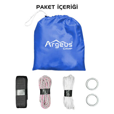 Argeus Cibinlikli Kamp Hamağı Mavi - 5