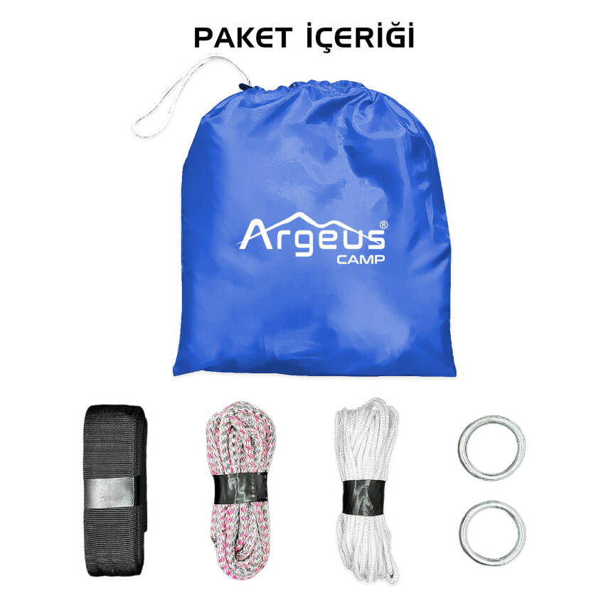 Argeus Cibinlikli Kamp Hamağı Mavi - 5