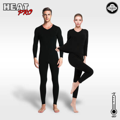 Argeus HeatPro Unisex Siyah Termal İçlik Takımı