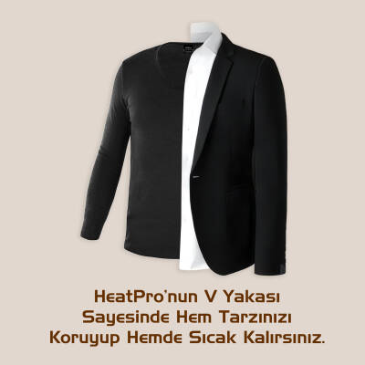 Argeus HeatPro Unisex Siyah Termal İçlik Takımı - 3
