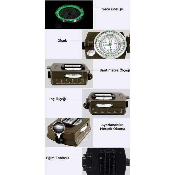 Argeus HS-C4580 Profesyonel Pusula - 4