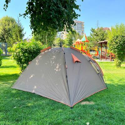 Iglo 4 Kişilik Çadır Argeus - Bagajlı Çift Tenteli - Otomatik Kurulum - ARG-204 - 4 Mevsim - 5