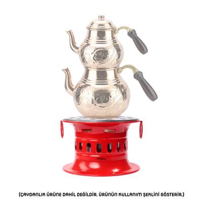 Argeus Jel Yakıtlı Osmanlı Ocağı Kırmızı - 2