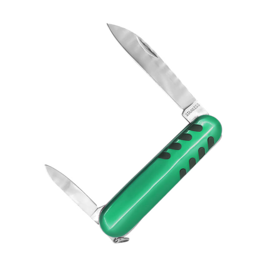 Argeus K5017-8 Yeşil Çift Bıçaklı Katlanır Cep Çakısı - Dayanıklı Model - 2