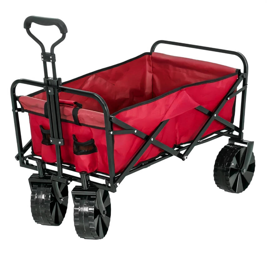 Argeus Katlanabilir Plaj-Bahçe-Kamp Arabası Kırmızı - 1