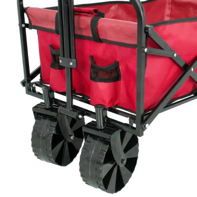 Argeus Katlanabilir Plaj-Bahçe-Kamp Arabası Kırmızı - 2