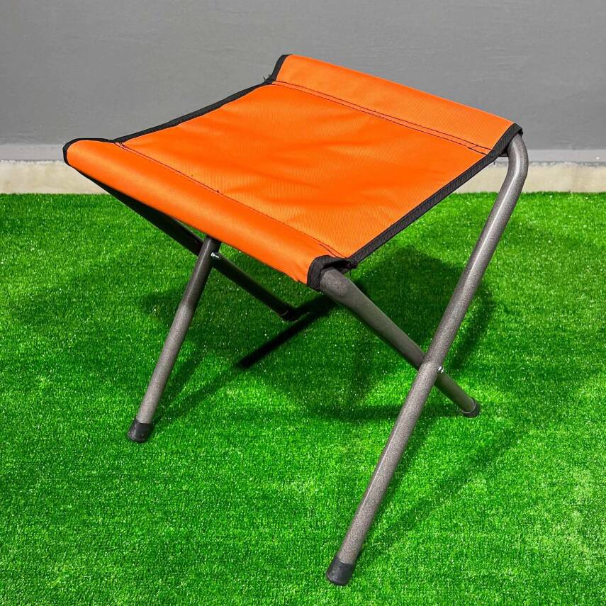 Argeus Turuncu Katlanır Pedli Kamp Taburesi - Konforlu ve Pratik - 1