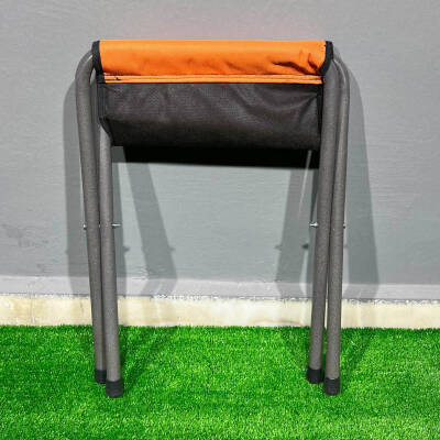 Argeus Turuncu Katlanır Pedli Kamp Taburesi - Konforlu ve Pratik - 3