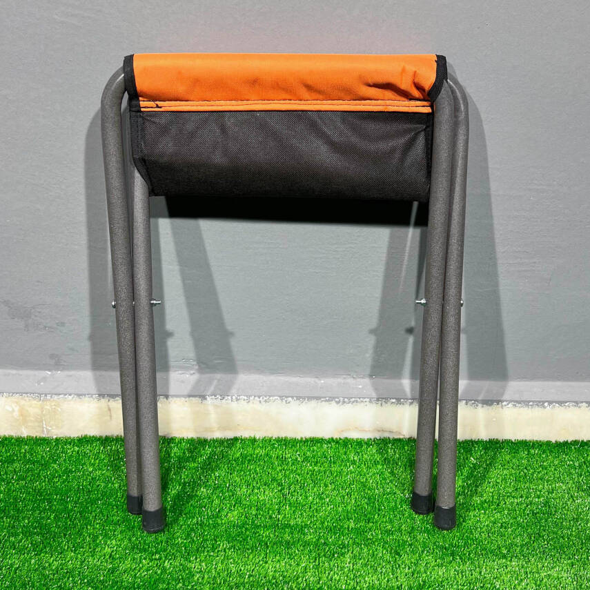 Argeus Turuncu Katlanır Pedli Kamp Taburesi - Konforlu ve Pratik - 3