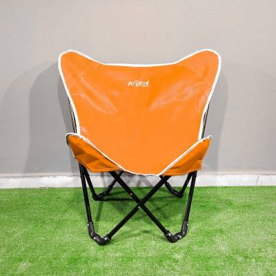 Argeus Kelebek Model Turuncu Kamp Sandalyesi - Portatif ve Ergonomik