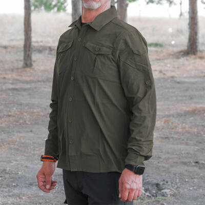 Loç Outdoor Tactical Erkek Gömleği Haki - 3
