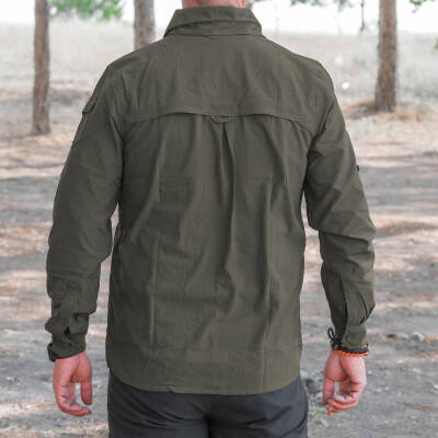 Loç Outdoor Tactical Erkek Gömleği Haki - 4