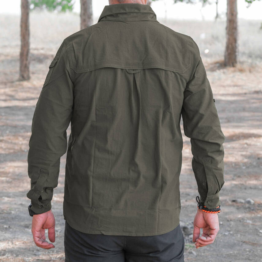 Loç Outdoor Tactical Erkek Gömleği Haki - 4