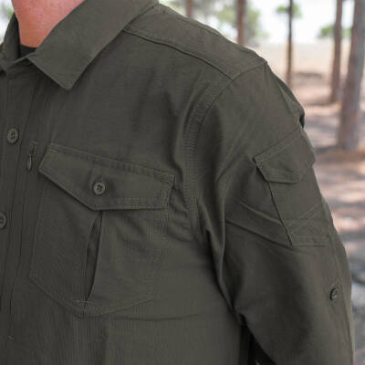 Loç Outdoor Tactical Erkek Gömleği Haki - 5