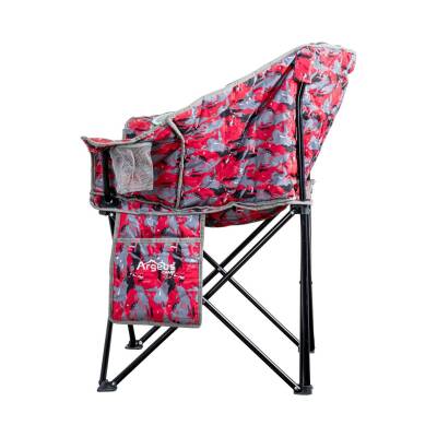 Argeus Nevgrande Kırmızı Desenli Katlanır Kamp Sandalyesi - Comfort Model - 3