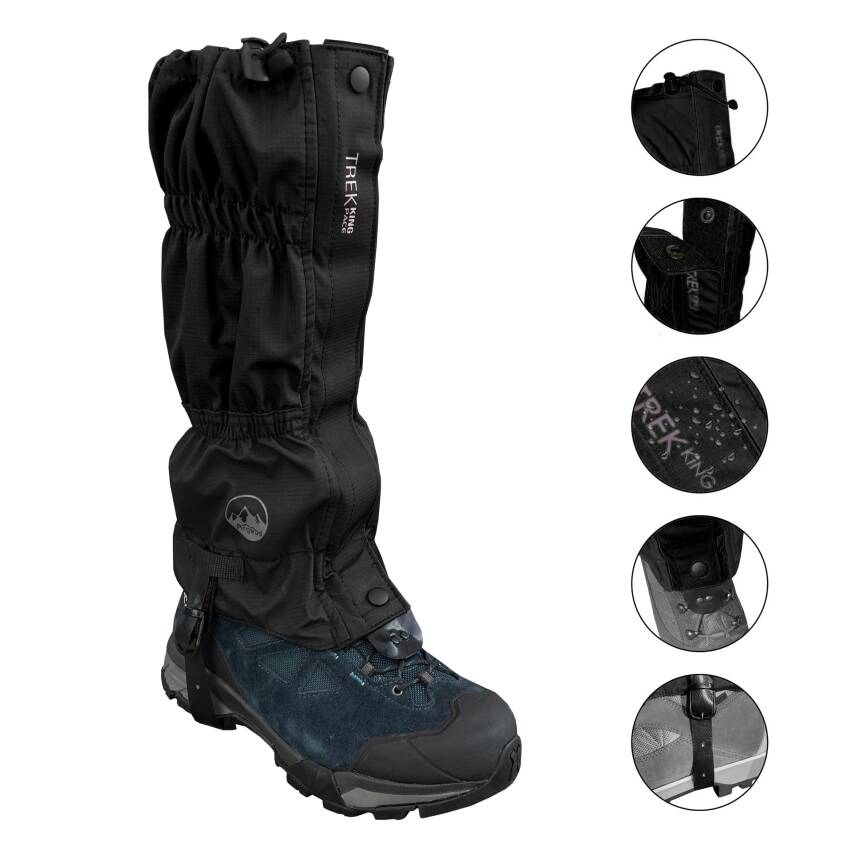 Argeus Trekking Pace Outdoor Tozluk Siyah - 1