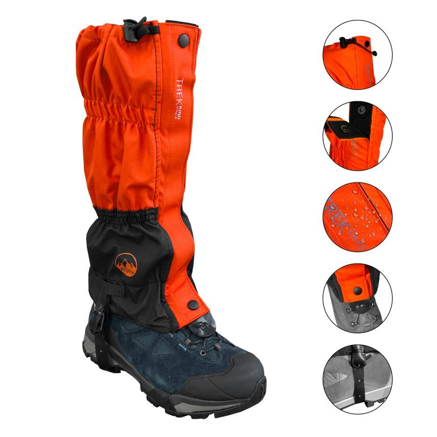 Argeus Trekking Pace Outdoor Tozluk Turuncu-Siyah - 1