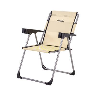 4 Adet Katlanır Kamp Sandalyesi ve Masa Seti - Rock - Buğday - Bardaklıklı - 140 KG - 3