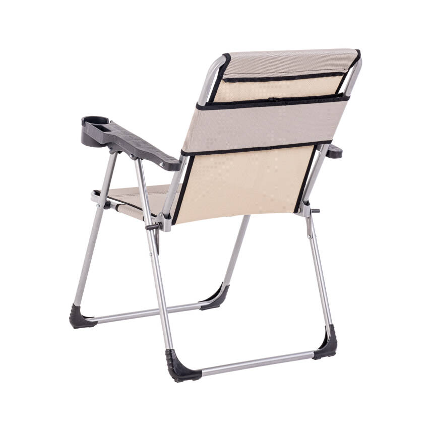 Argeus Rock Katlanabilir Kamp Sandalyesi - Bardaklıklı ve Konforlu - 140KG Taşıma - 2
