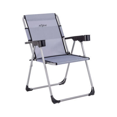 Katlanabilir Piknik ve Kamp Sandalyesi - Bardaklıklı - Rock - Lacivert (A-26-R2) - 140KG Taşıma Kapasiteli