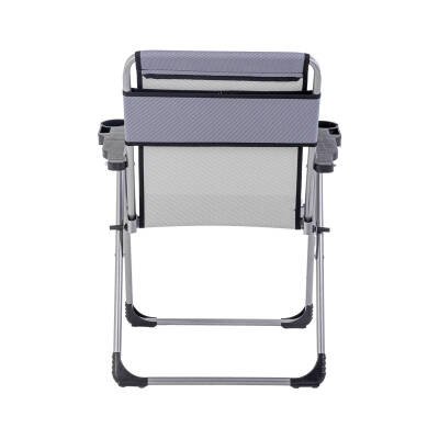 Katlanabilir Piknik ve Kamp Sandalyesi - Bardaklıklı - Rock - Lacivert (A-26-R2) - 140KG Taşıma Kapasiteli - 8