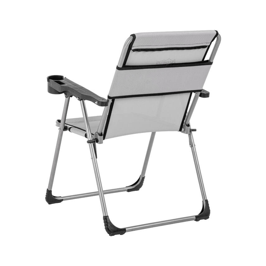 Argeus Rock Outdoor 4 Kişilik Portatif Katlanabilir Kamp Masa Sandalye Seti - Gri - 4