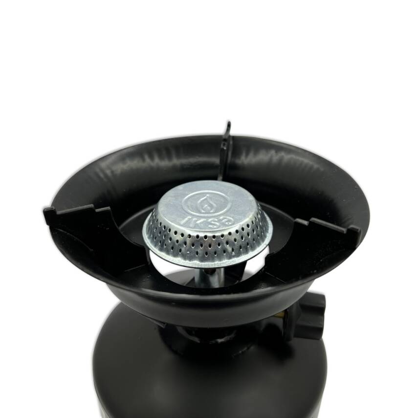 Argeus Stone Kamp Ocağı ve Çakmak Gazı Seti - Siyah (203) - 2