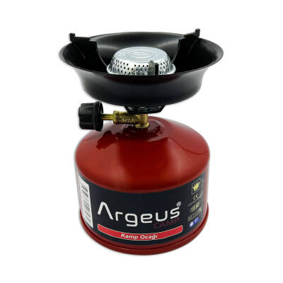 ARGEUS Stone Taşınabilir Kırmızı Kamp Ocağı - Ateş Yakma Keyfi