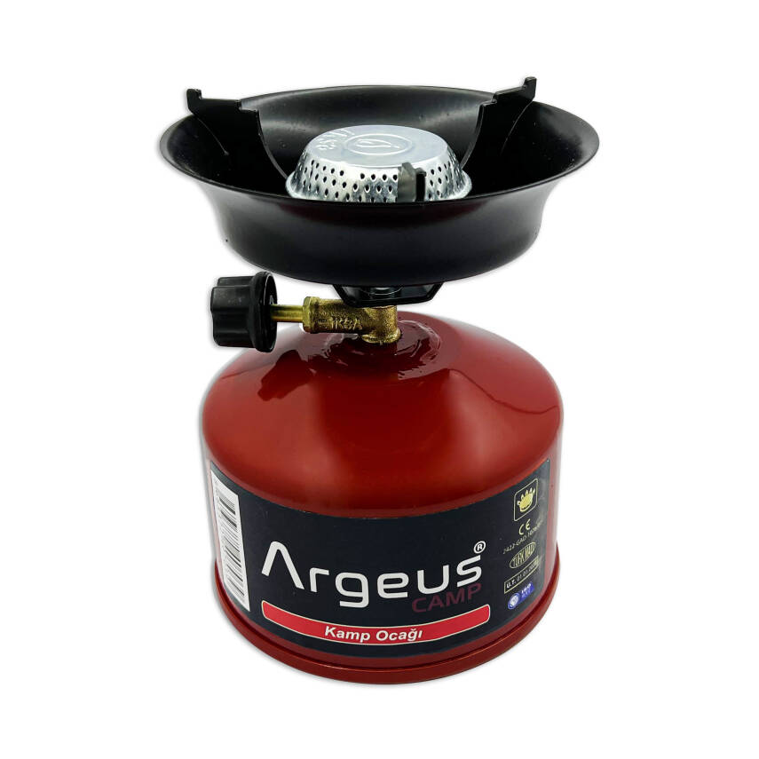 ARGEUS Stone Taşınabilir Kırmızı Kamp Ocağı - Ateş Yakma Keyfi - 1