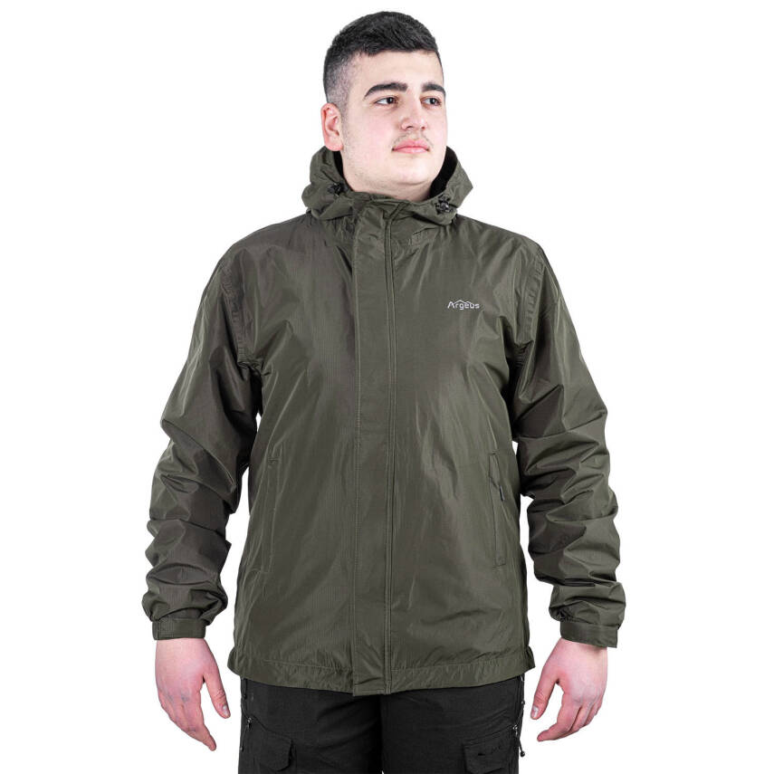 Argeus Storm Haki Su Geçirmez Erkek Outdoor Yağmurluk Mont - 1