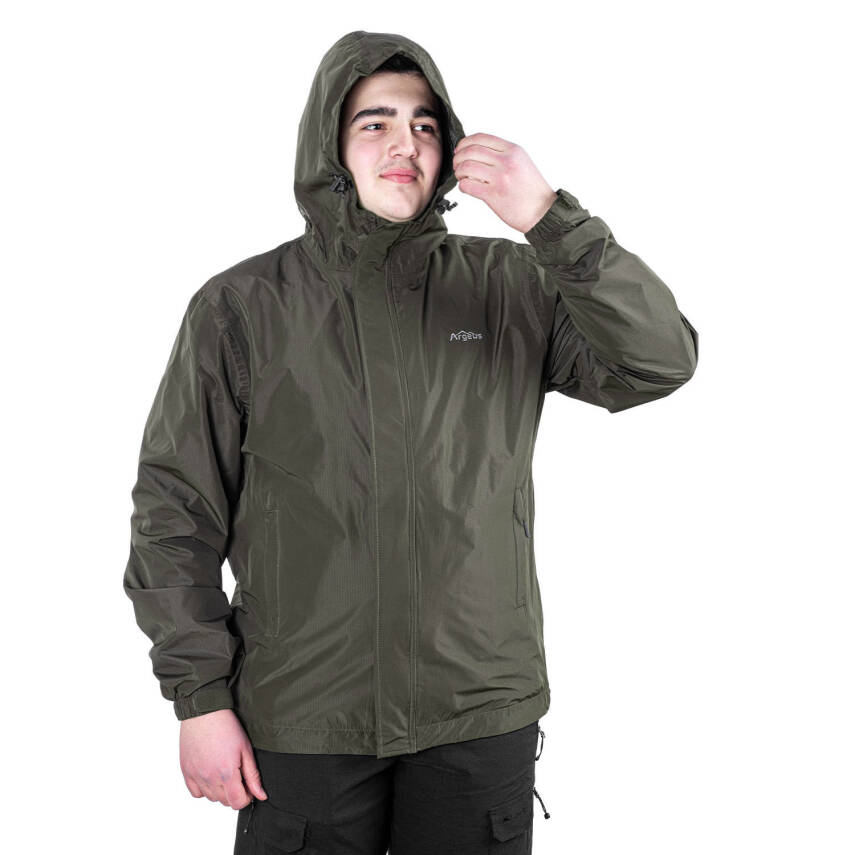 Argeus Storm Haki Su Geçirmez Erkek Outdoor Yağmurluk Mont - 3