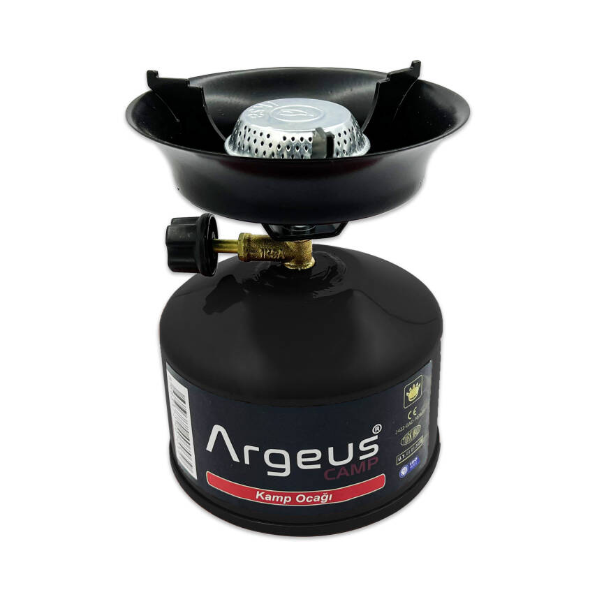 ARGEUS Taşınabilir Siyah Kamp Ocağı - Outdoor Ateşleme Cihazı - 1