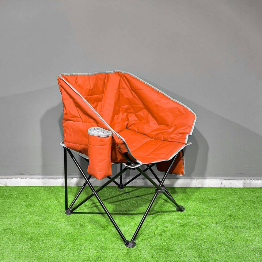 Argeus Balcony Comfort: Balkonunuzda Kamp Keyfi! Turuncu Katlanabilir Sandalye - 2