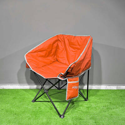 Argeus Balcony Comfort: Balkonunuzda Kamp Keyfi! Turuncu Katlanabilir Sandalye - 3