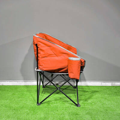 Argeus Balcony Comfort: Balkonunuzda Kamp Keyfi! Turuncu Katlanabilir Sandalye - 5