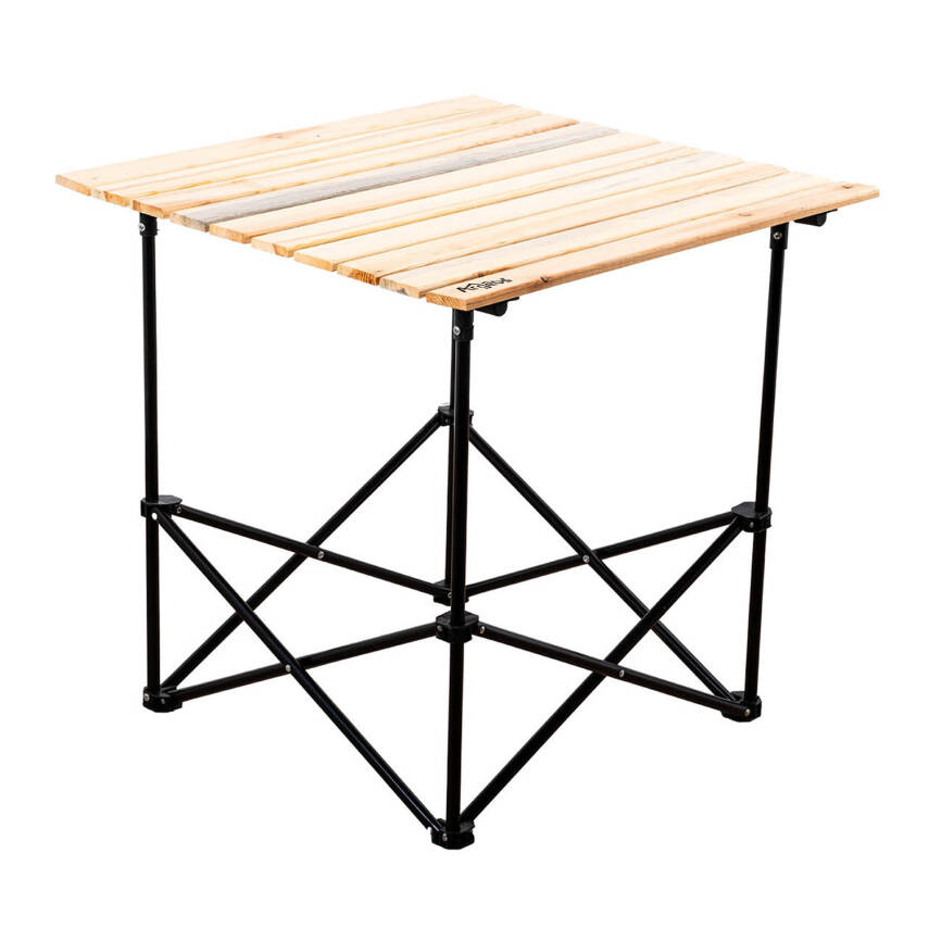 Argeus XL Akordeon Katlanır Ahşap Kamp Piknik Masası - Taşıma Çantalı - 2