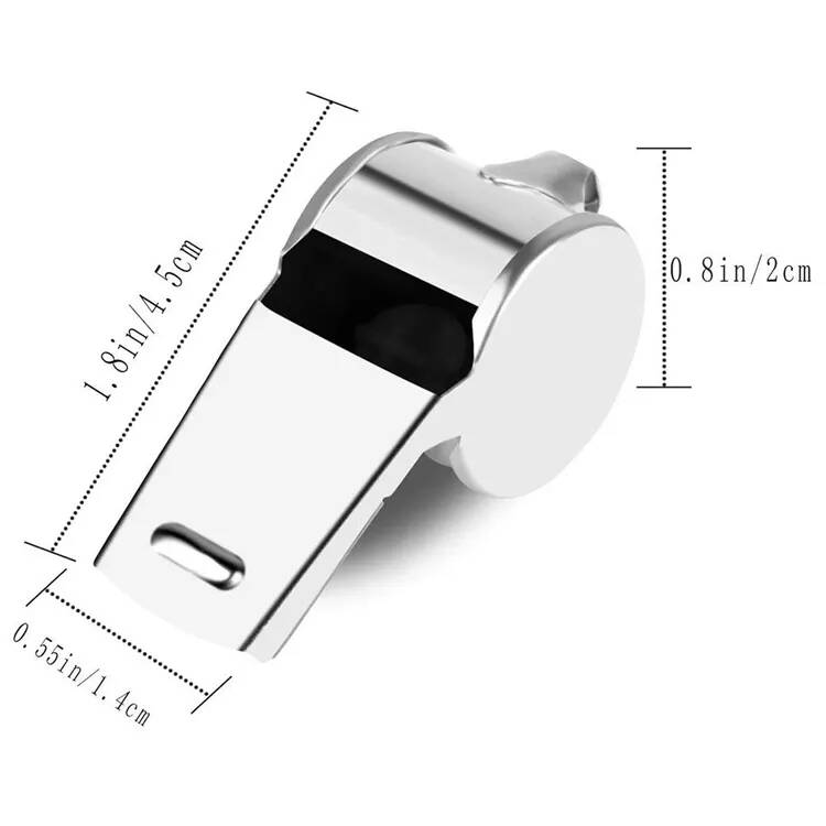 Argeus Yüksek Desibel Metal Acil Durum/Hakem Düdüğü Küçük - 4