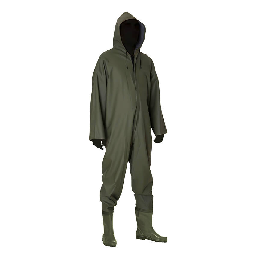 Arısan Kapşonlu Çizmeli Boy Tulum - 1