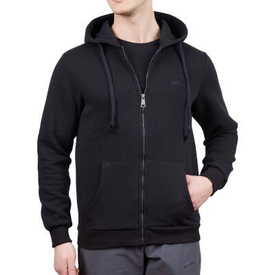 Alpinist Covert Tam Fermuarlı Erkek Sweatshirt Siyah