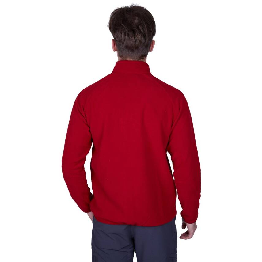 Alpinist Gamma Fermuarlı Erkek Polar Sweet Bordo (600508) - 4