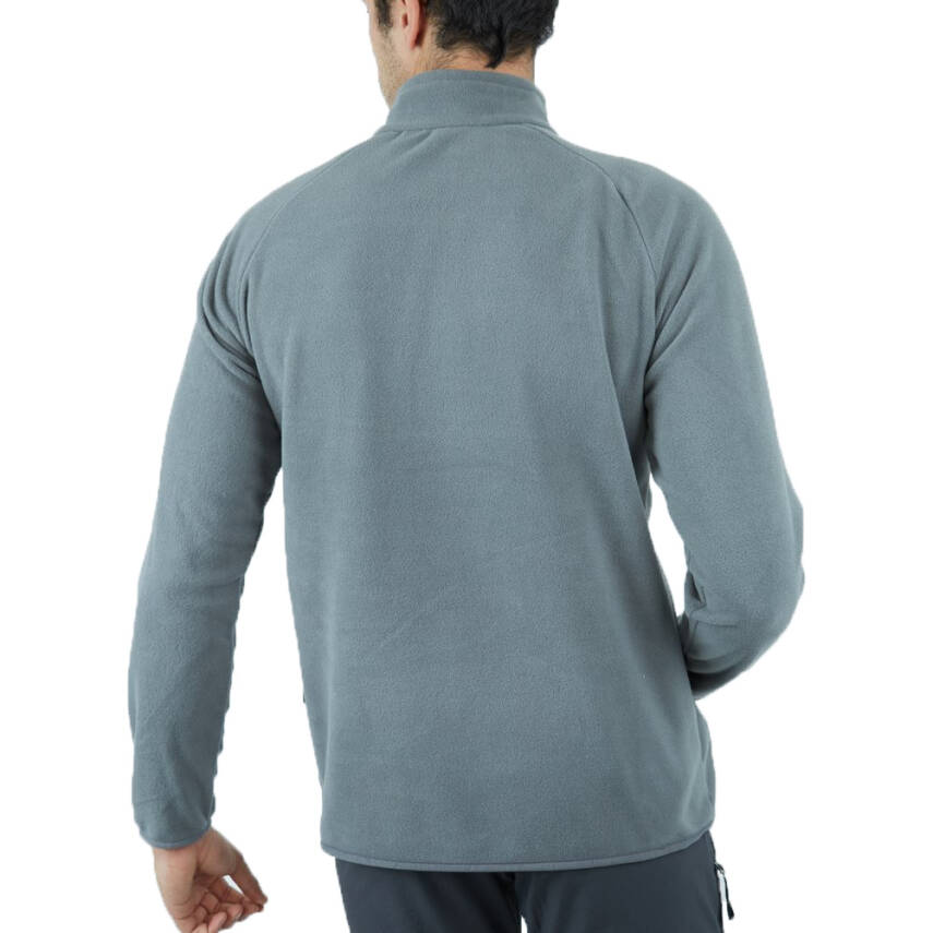 Alpinist Gamma Fermuarlı Erkek Polar Sweet Gri (600508) - 3