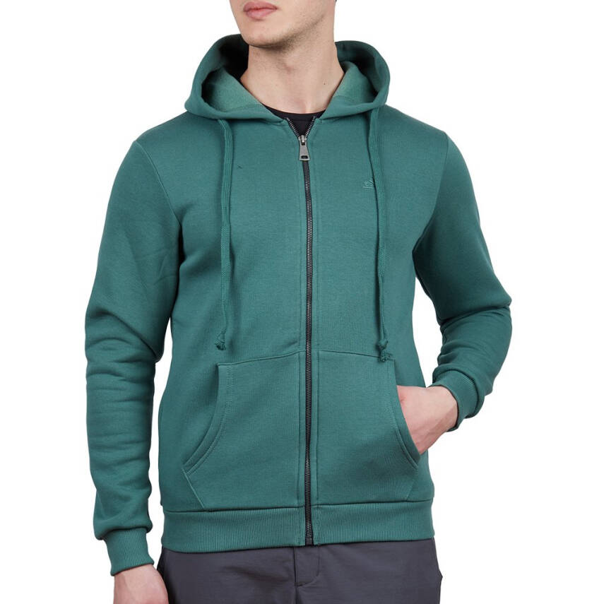 Alpinist Covert Tam Fermuarlı Erkek Sweatshirt Nefti - 1