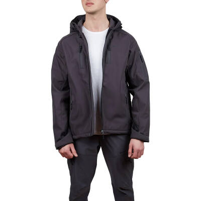 Alpinist Peak Softshell Erkek Outdoor Mont Antrasit