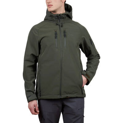 Alpinist Peak Softshell Erkek Outdoor Mont Haki (500401) - 2