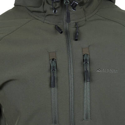 Alpinist Peak Softshell Erkek Outdoor Mont Haki (500401) - 3