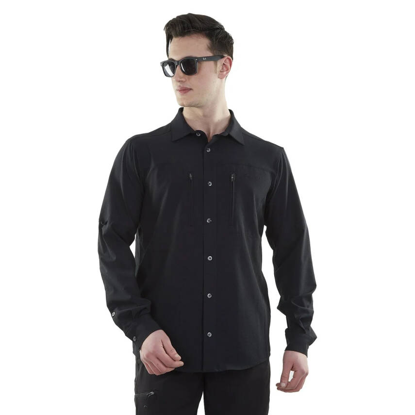 Alpinist Tegus Uzun Kollu Erkek Gömlek Siyah (600701) - 1