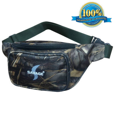 Asyaink HH0297 Bel Çantası Sazlık Desen Su Geçirmez Outdoor Av Çantası - 3