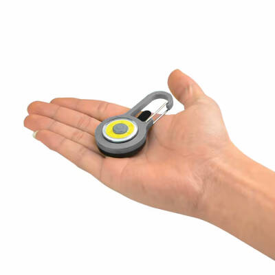 Panther Karabinalı Anahtarlık El Feneri Gri - 2